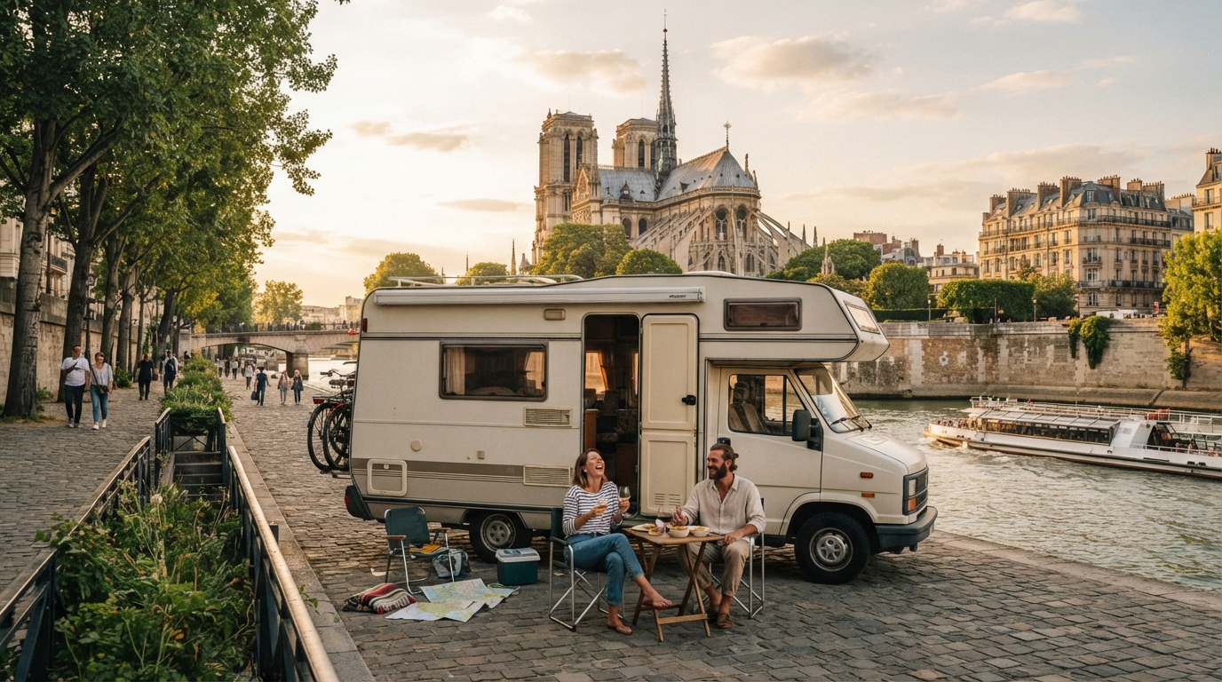 Paris Roundtrip - Delicious of Burgundy — Paris RV road trip landscape
