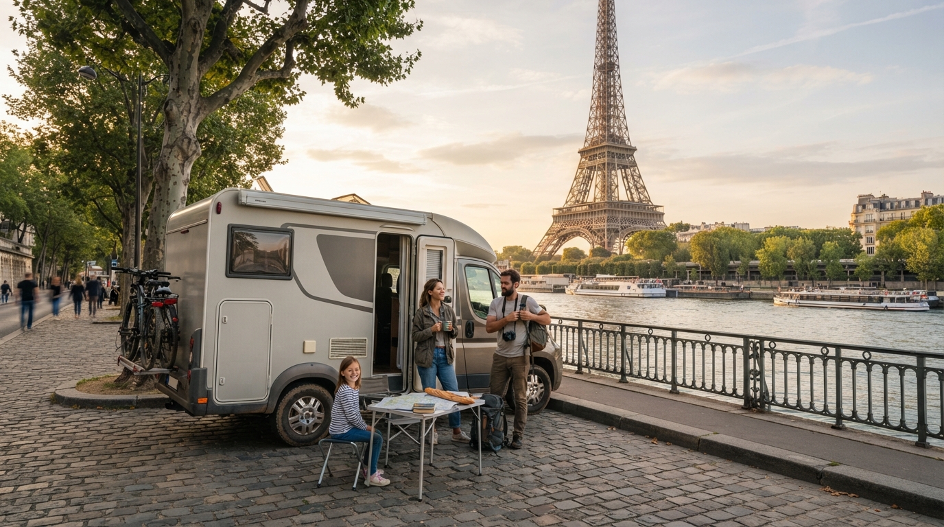 Paris Round trip - Heading Au fil de la Loire — Paris RV road trip landscape