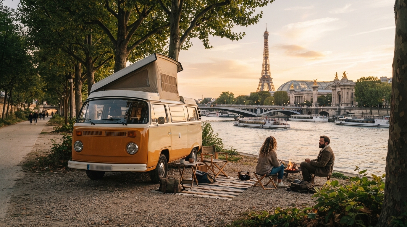 Paris roundtrip - French Trails & European Discoveries to Belgium and Luxembourg — Paris scenic landscape