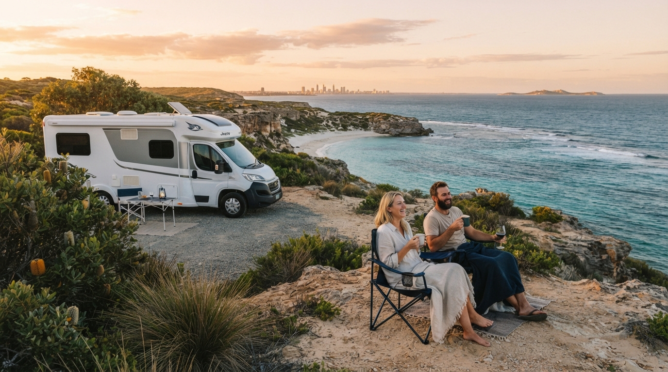 Perth to Alice Springs - The Dreamtime Highway: A Journey Through Australia's Heart — Perth RV road trip landscape