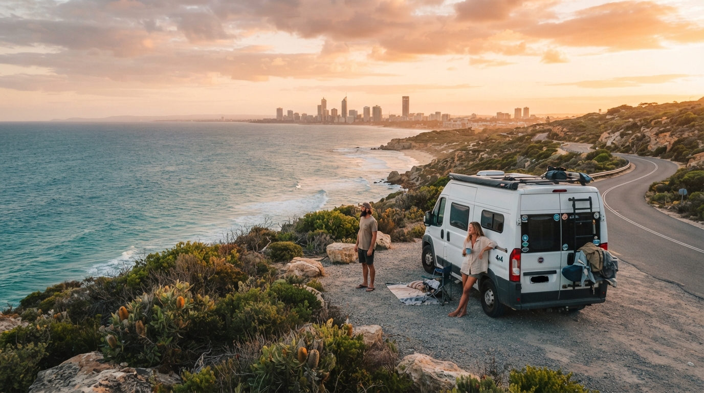 Perth 4WD RV Roundtrip - Whales, Waves, and Wilderness: A 4X4 Camper Journey Across WA — Perth scenic landscape