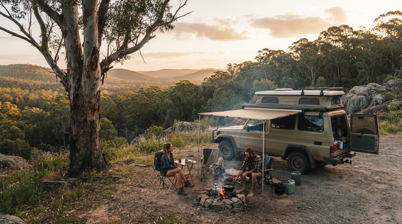 Perth to Melbourne - Roads Less Traveled: Exploring Australia in a Campervan — national park landscape