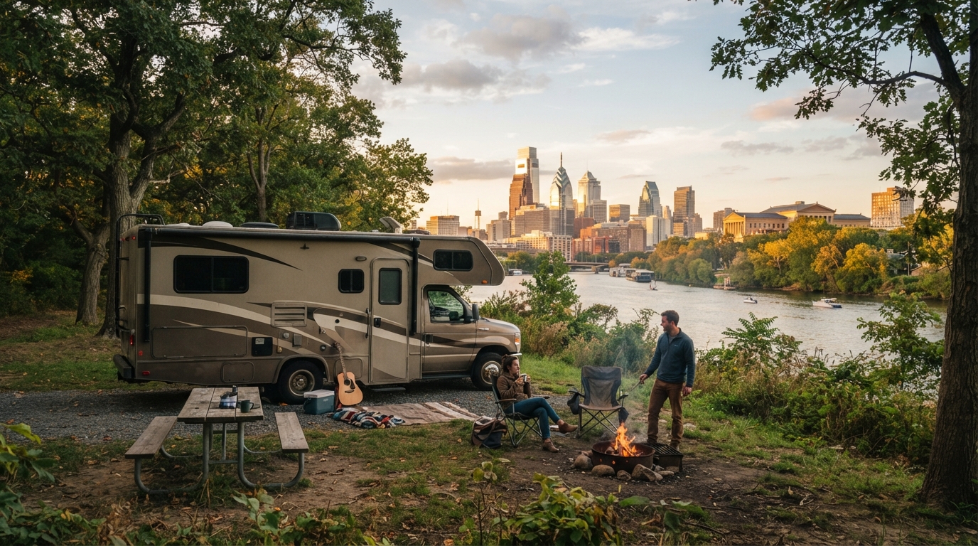 Philadelphia to Denver - Amish Trails to Rocky Peaks — Philadelphia RV road trip landscape