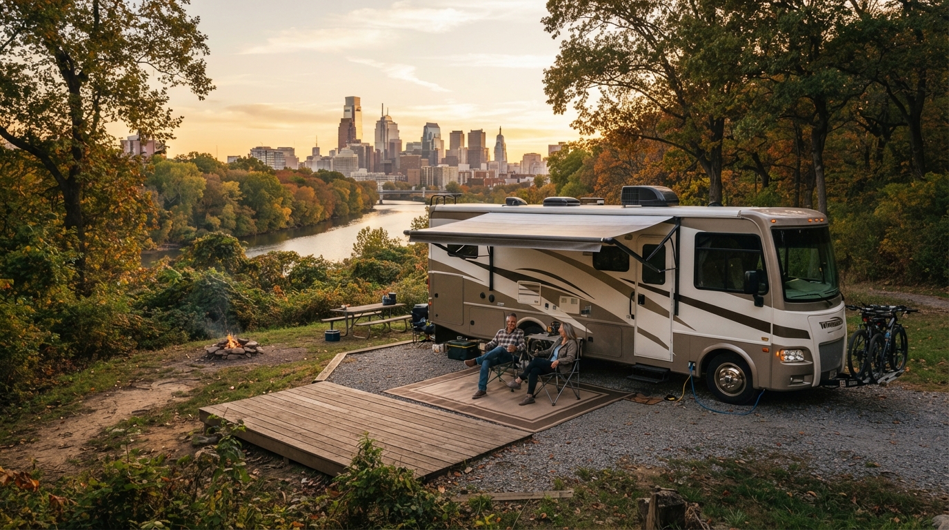 Philadelphia to Minneapolis - Heartland Horizons [Including the Niagara Falls] — Philadelphia RV road trip landscape