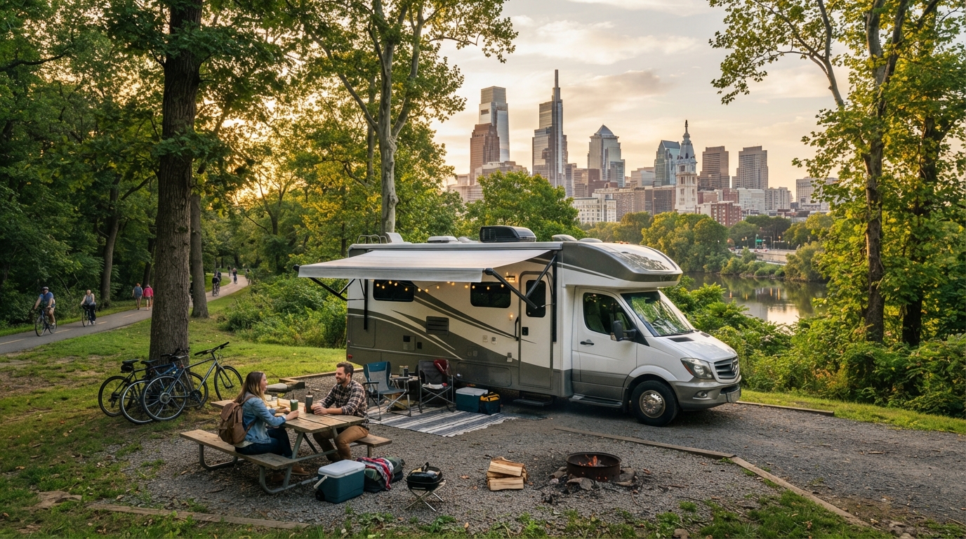 Philadelphia to Chicago - Including the Niagara Falls — Philadelphia RV road trip landscape