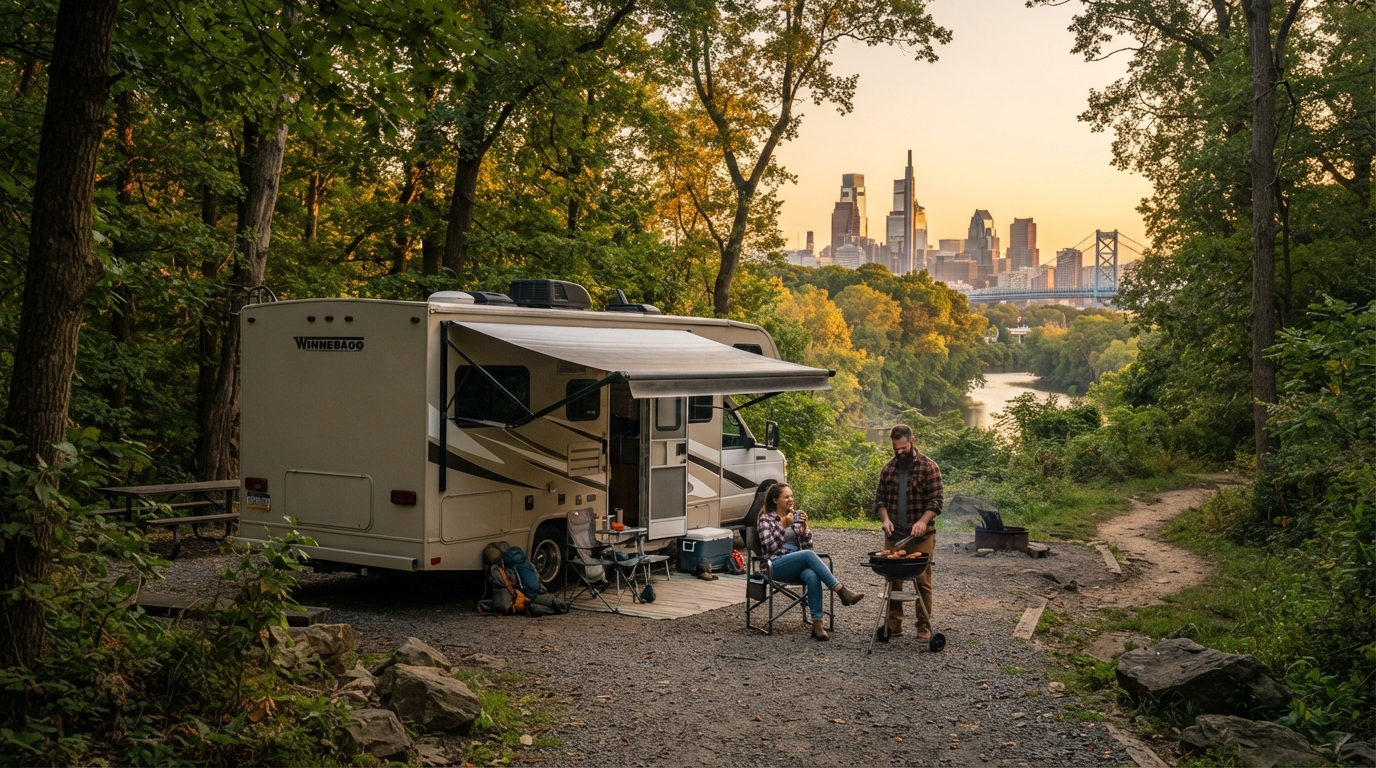 Philadelphia to Phoenix- From Rivers to Deserts — Philadelphia RV road trip landscape