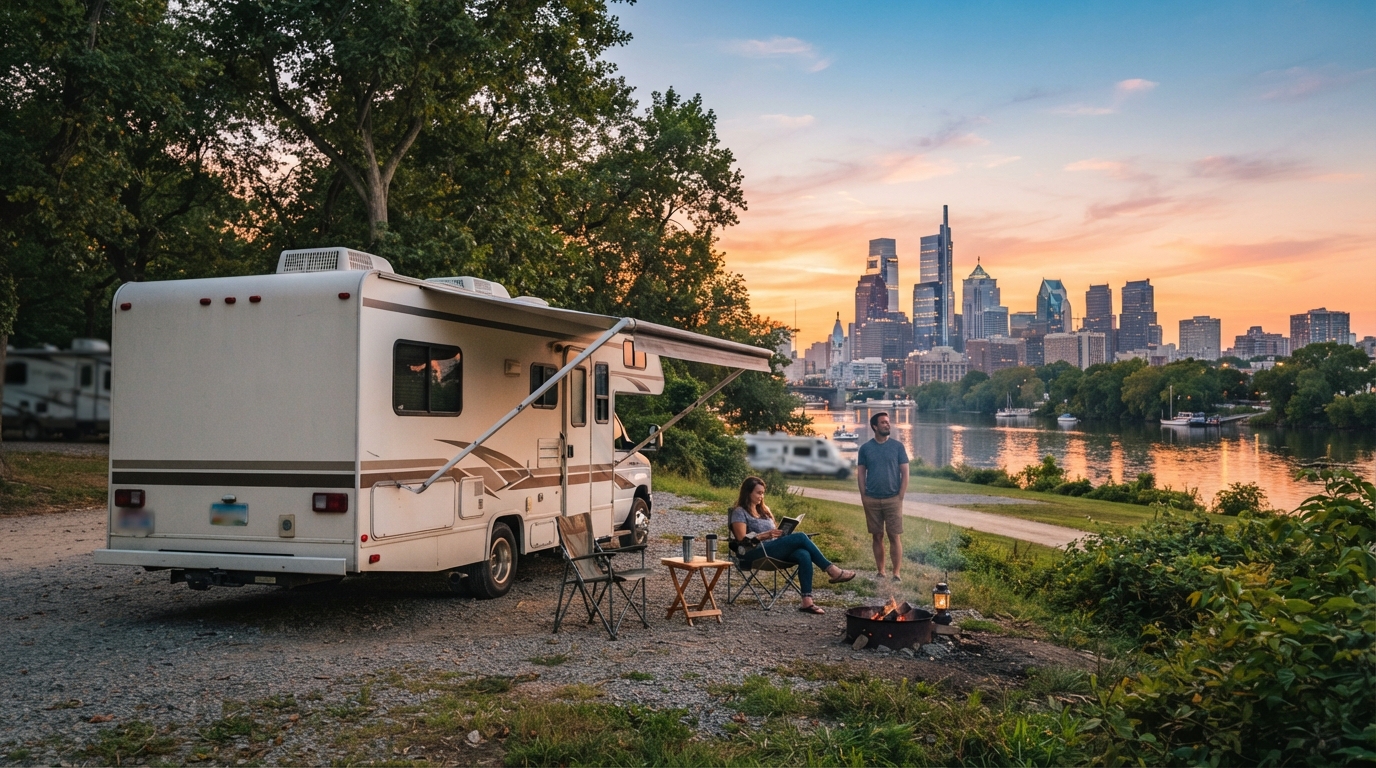 Philadelphia to Las Vegas - East to West Escapade RV Odyssey — Philadelphia RV road trip landscape