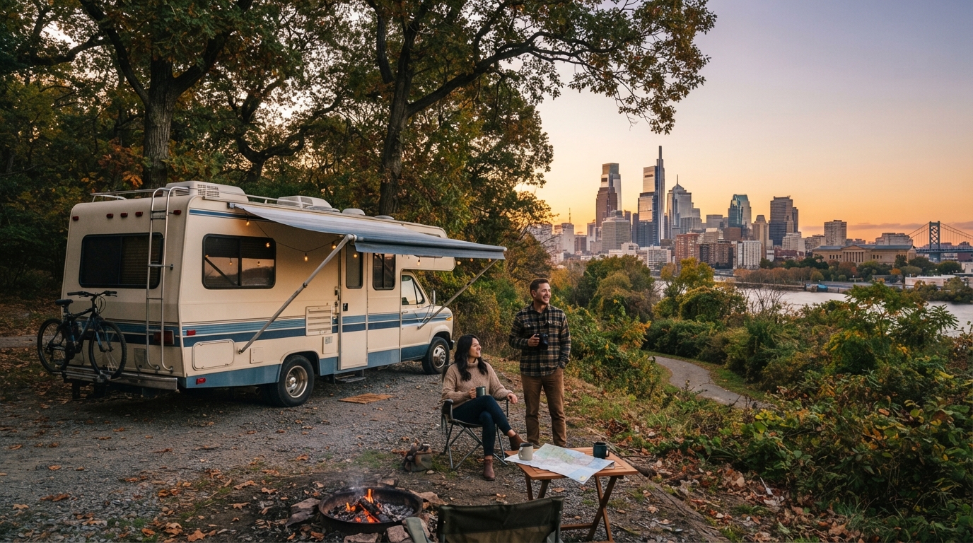 Philadelphia to Phoenix- From Rivers to Deserts — Philadelphia RV road trip landscape