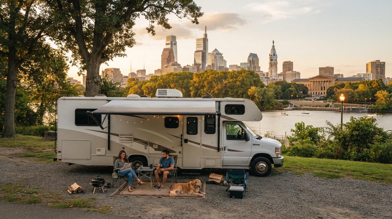 Philadelphia to Las Vegas - East to West Escapade RV Odyssey — Philadelphia RV road trip landscape