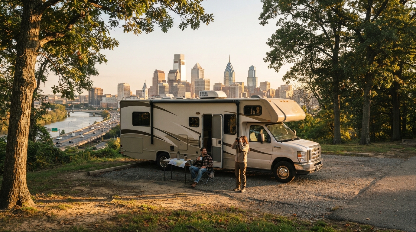 Philadelphia to Albuquerque — Philadelphia RV road trip landscape
