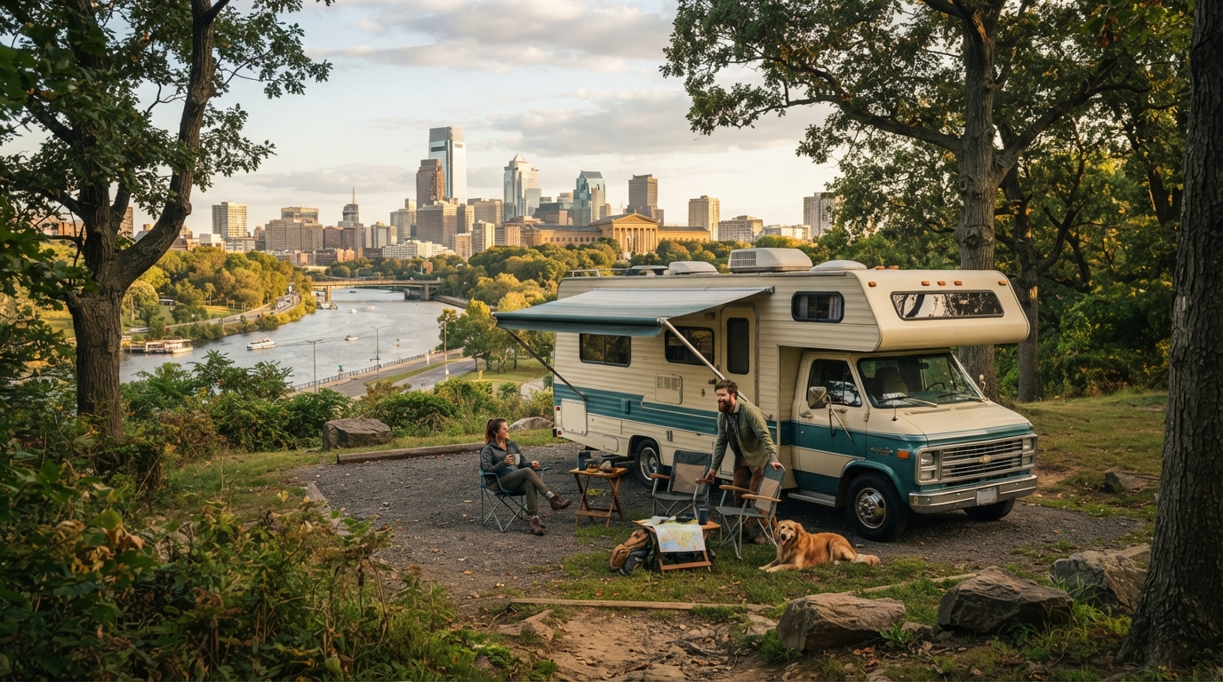 Philadelphia Roundtrip — Philadelphia RV road trip landscape