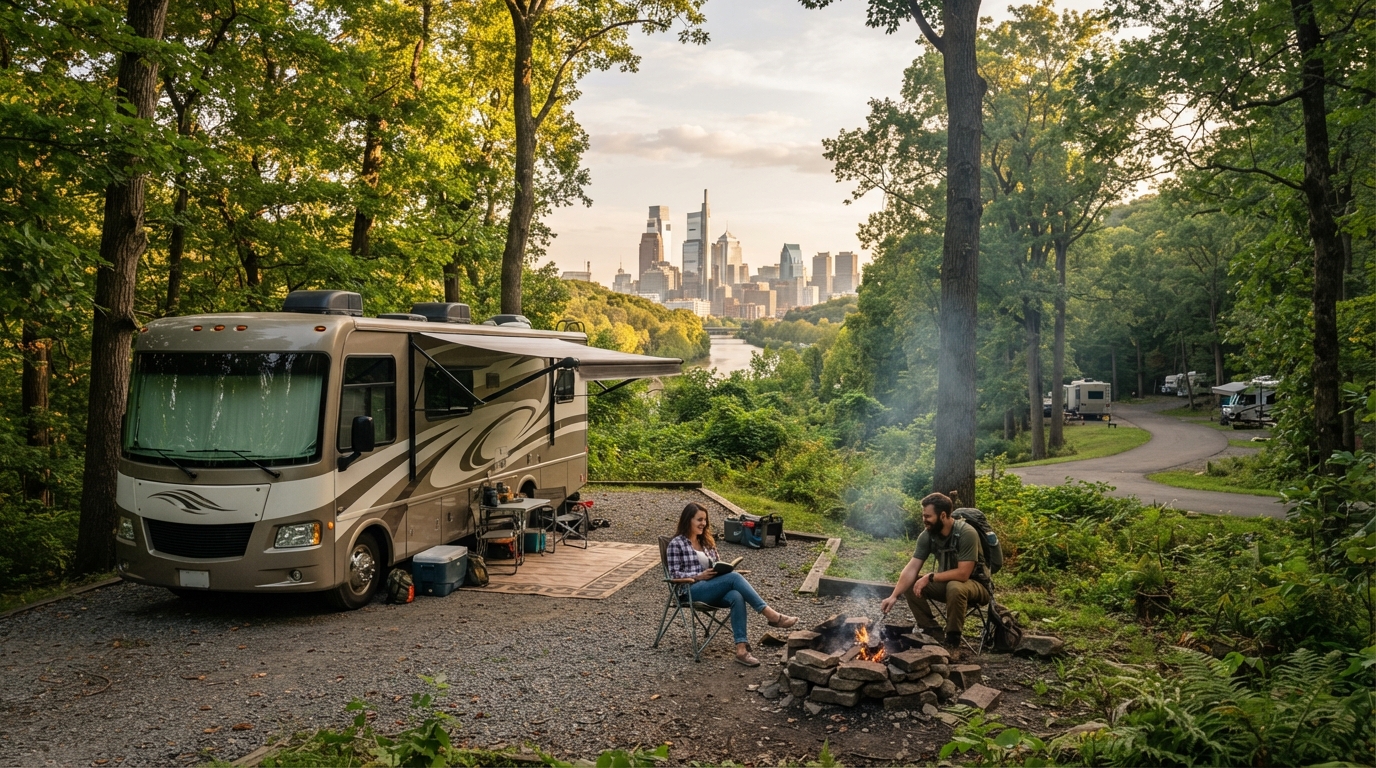 Philadelphia to New York — national park landscape