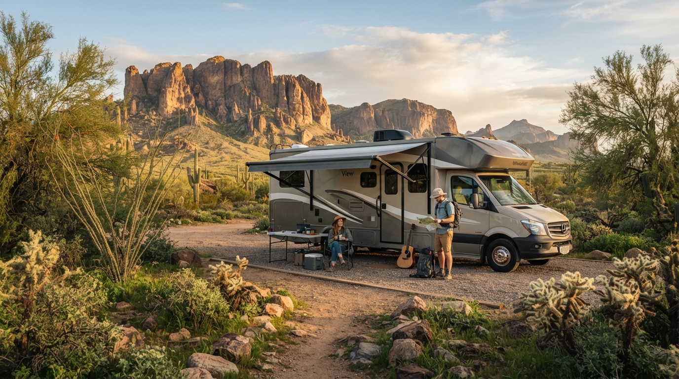 Phoenix to Chicago - including the Grand Canyon — Phoenix RV road trip landscape