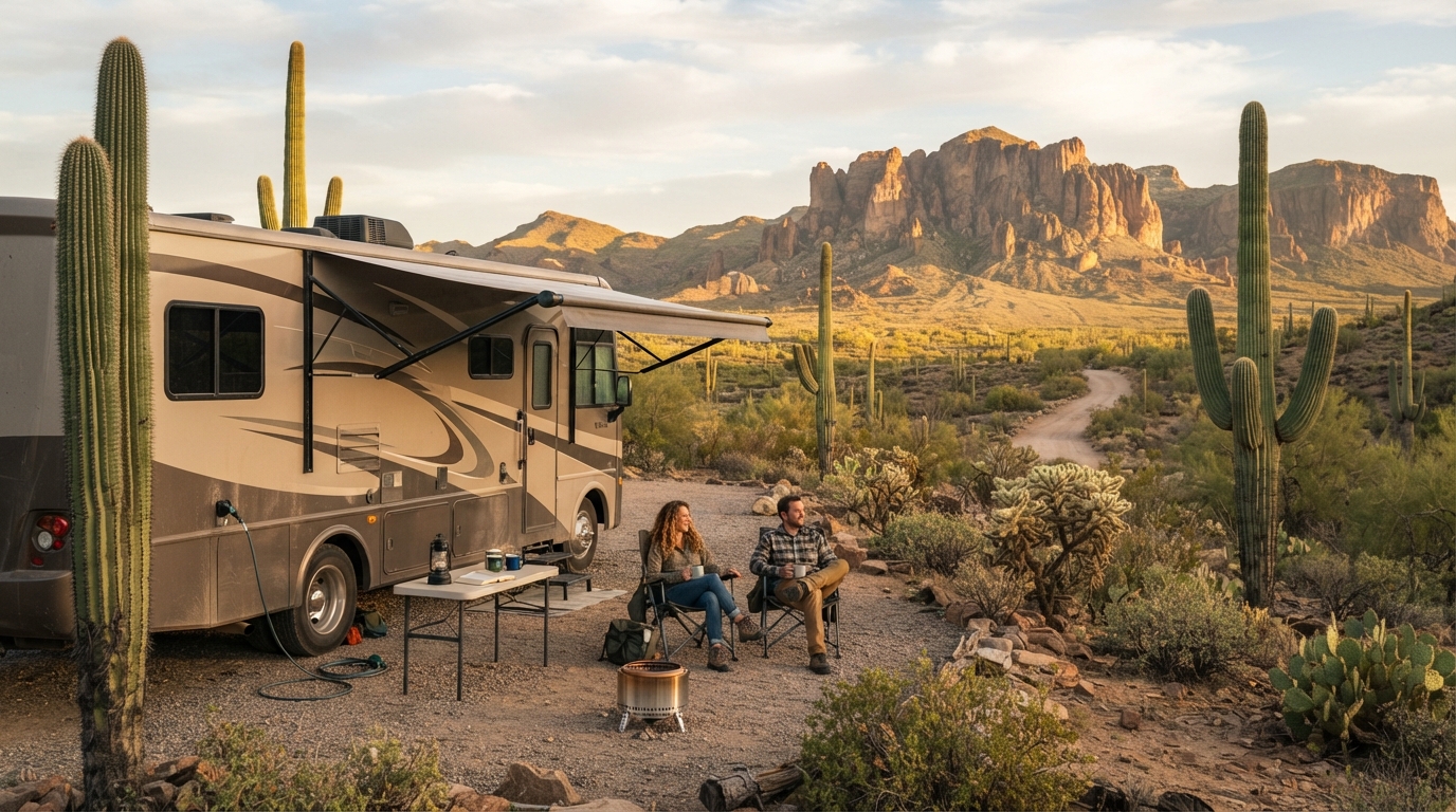 Phoenix to Bozeman — Phoenix RV road trip landscape