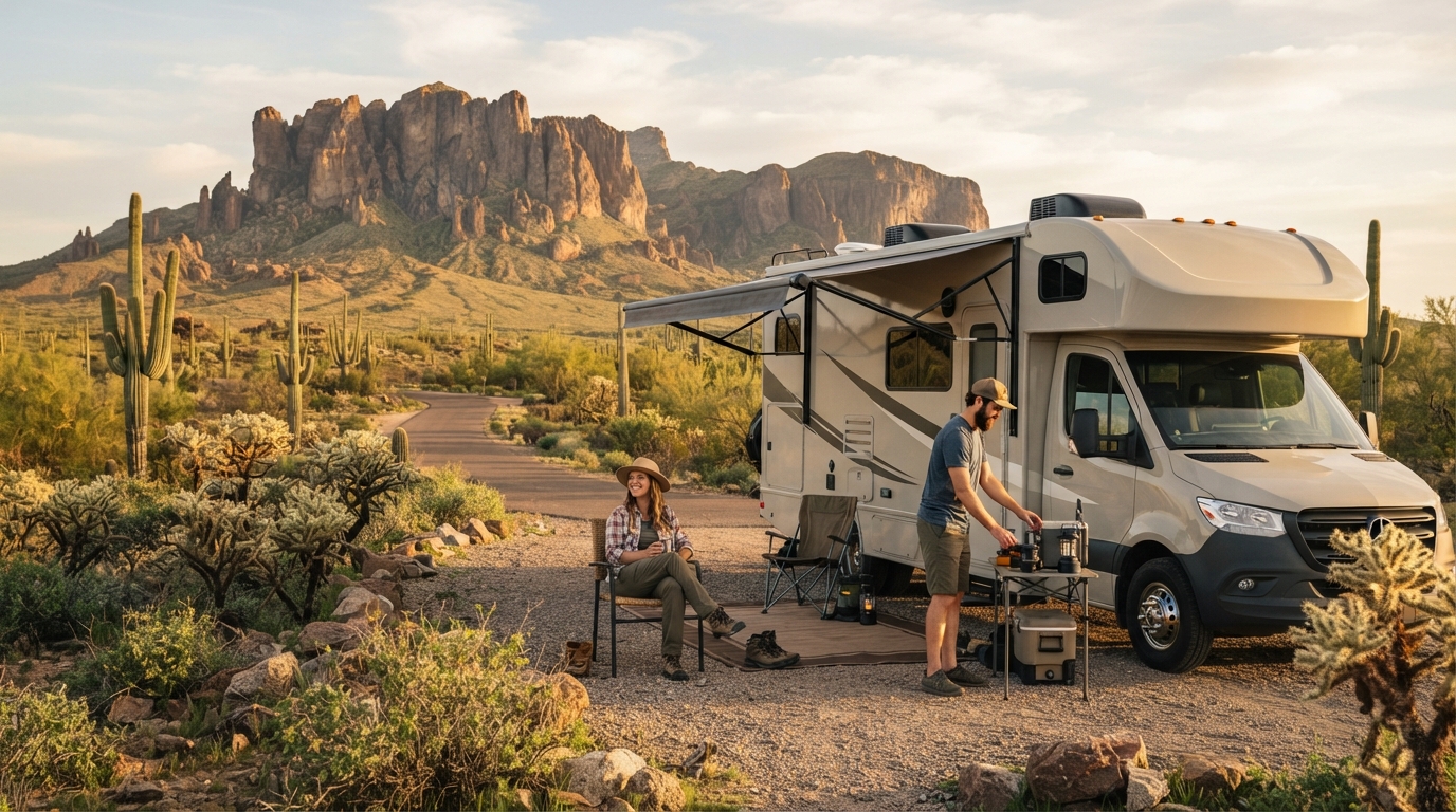 Phoenix to Los Angeles - inc. Grand Canyon — Phoenix RV road trip landscape