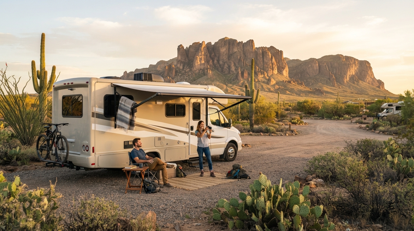 Phoenix Roundtrip - Arizona, Utah, and California — Phoenix RV road trip landscape