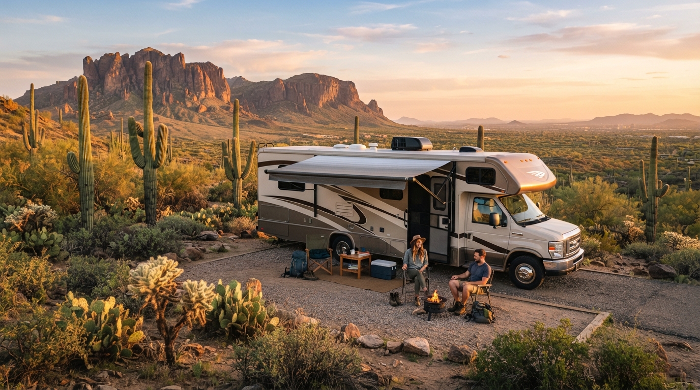 Phoenix to Miami — Phoenix RV road trip landscape