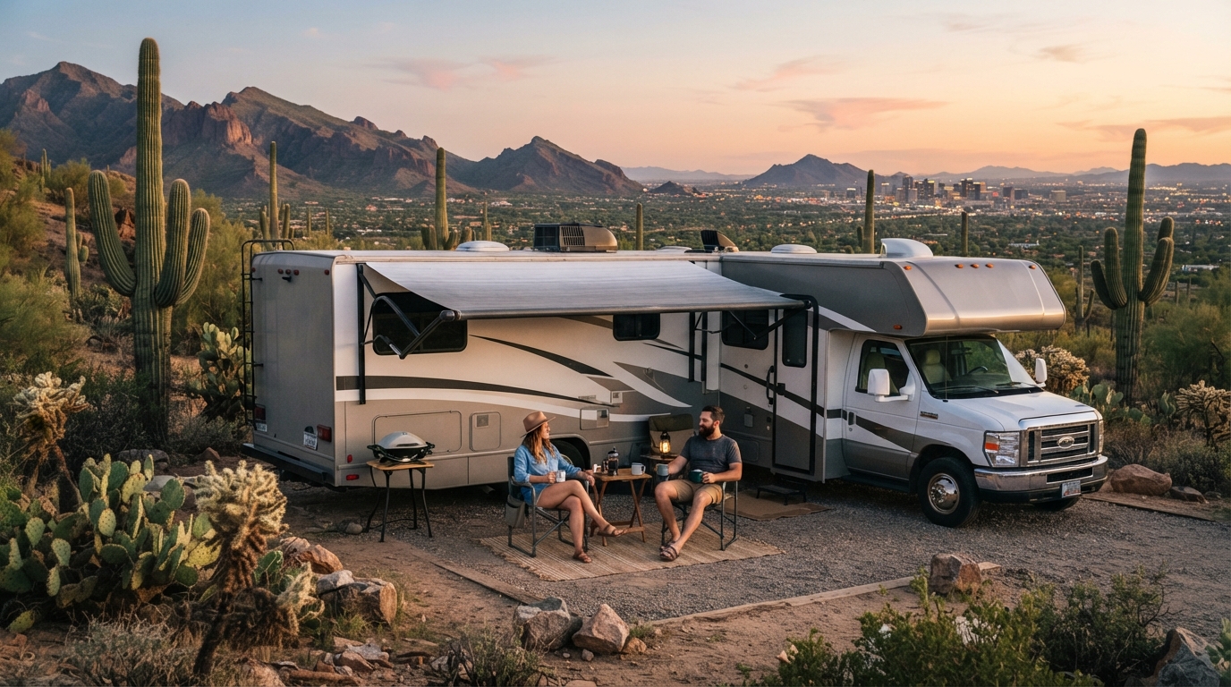 Phoenix to Houston — Phoenix RV road trip landscape