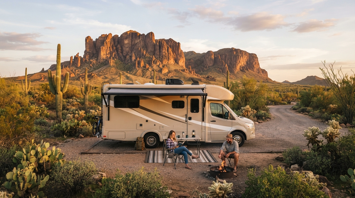 Phoenix round trip - Wild West Shootouts, Volcanoes, and Route 66 — national park landscape