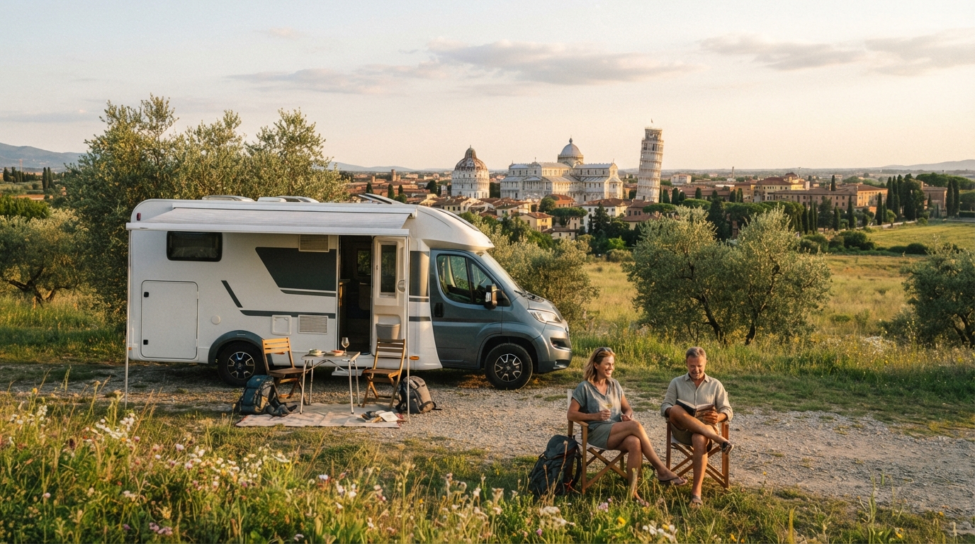 Pisa Round Trip - Marble Quarries, Supercars, and Chianti Vines — Pisa scenic landscape