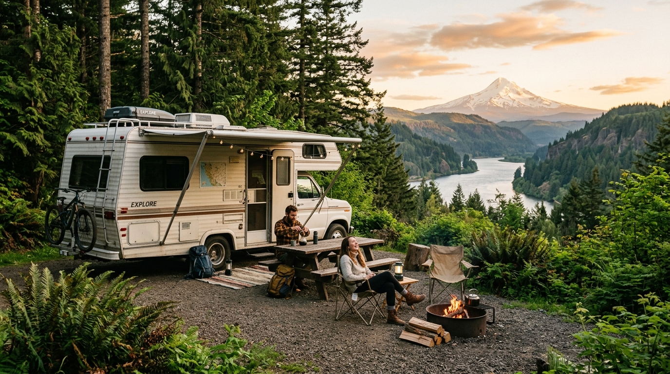 Portland to Boston - Discover the Ultimate — Portland RV road trip landscape