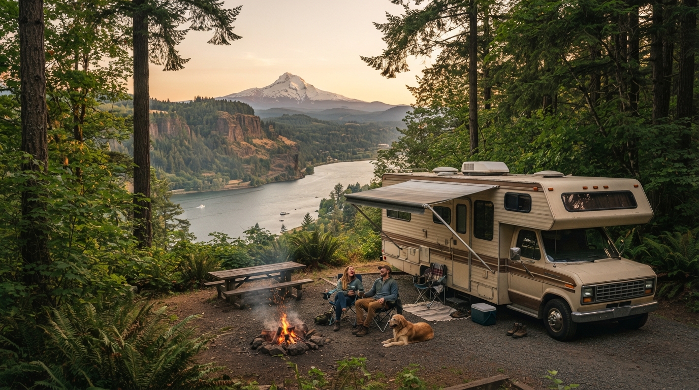 Portland to Los Angeles - Pacific Dreams to Hollywood Scenes — Portland RV road trip landscape