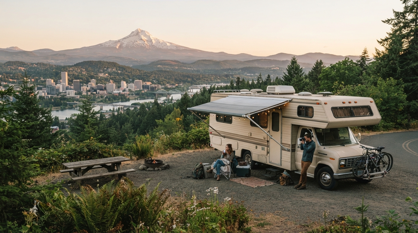 Portland to Salt Lake City — Portland RV road trip landscape