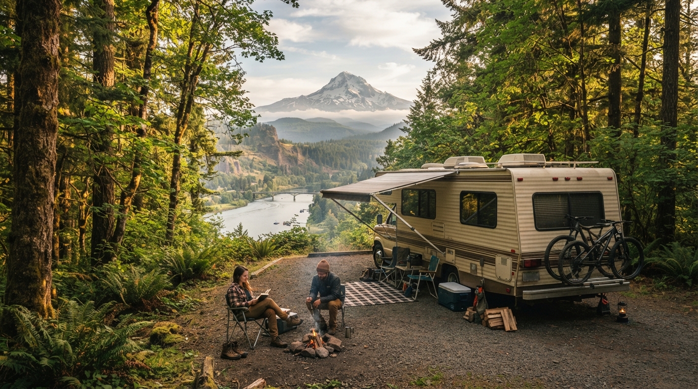 Portland to Albuquerque - The Ultimate Western Odyssey — Portland RV road trip landscape