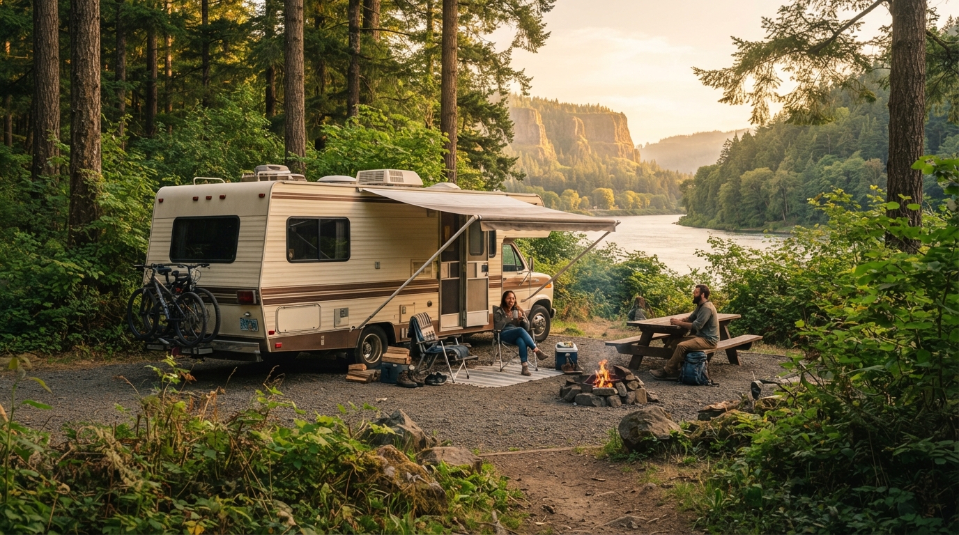 Portland to Dallas - A journey from the Pacific Northwest to Dallas — Portland RV road trip landscape