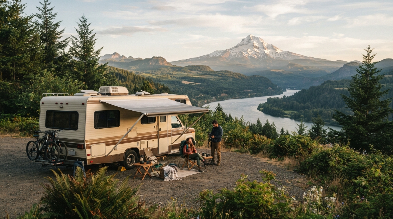Portland to Austin - Discover the Pacific to Texan Trail — Portland RV road trip landscape