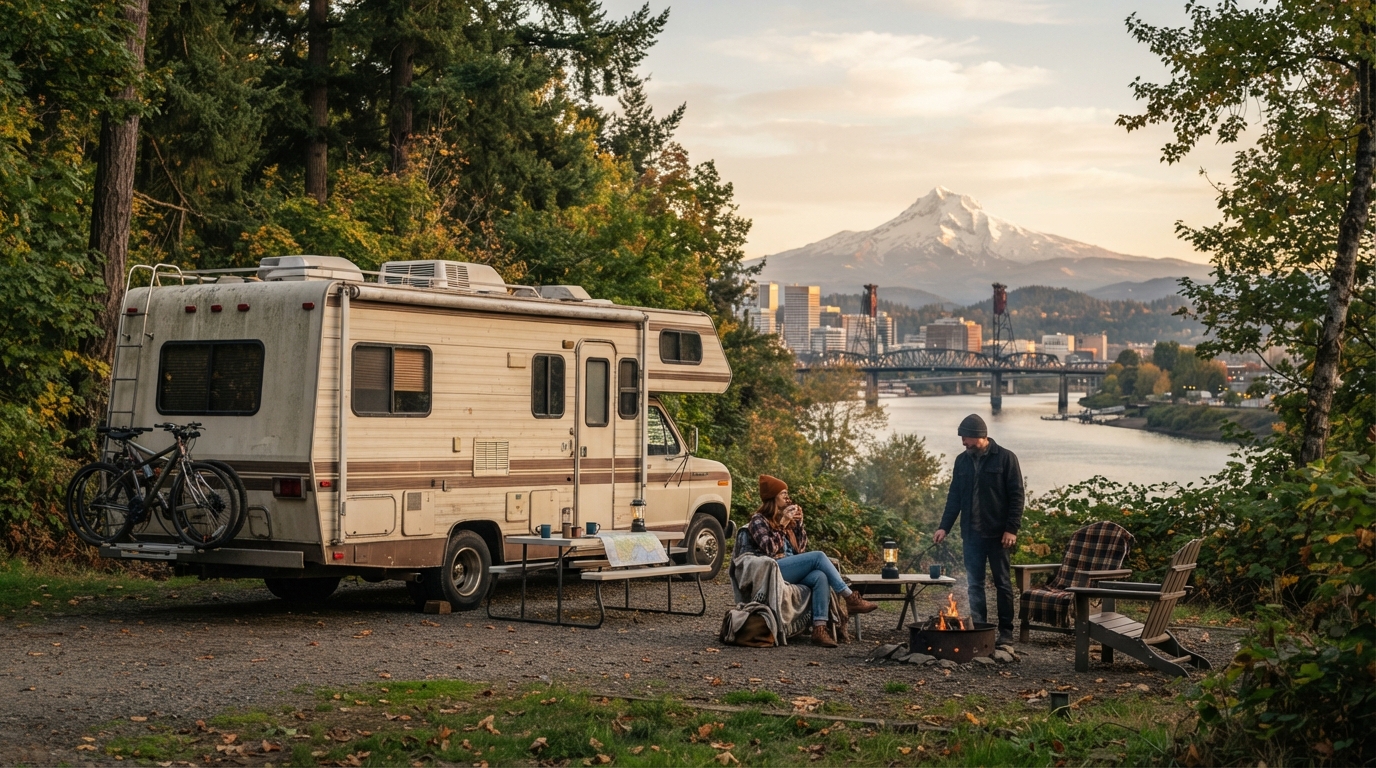 Portland to Minneapolis - The Northwest to North Country Journey — Portland RV road trip landscape