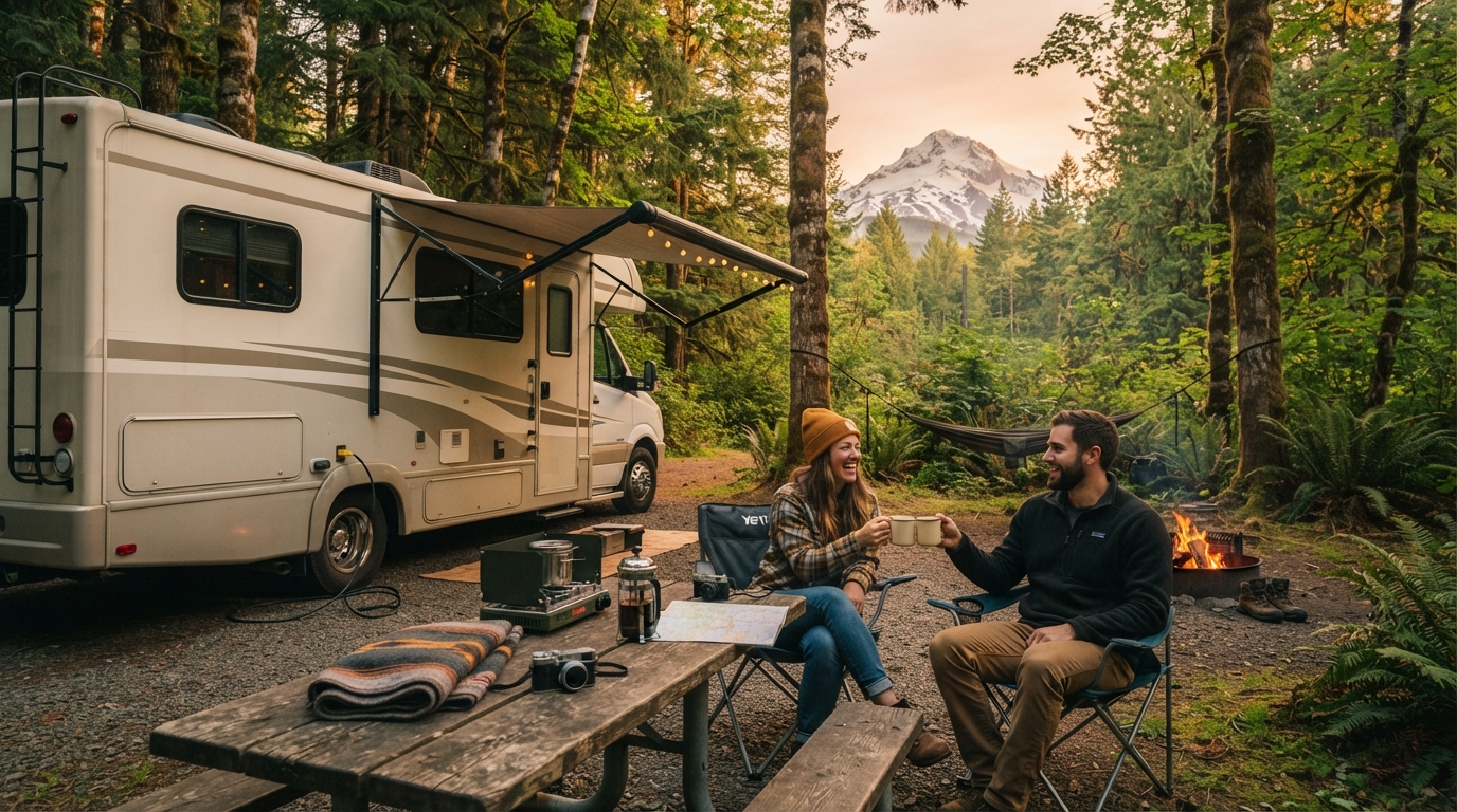 Portland to Las Vegas - From the Pacific Coast to the Neon Lights — Portland RV road trip landscape