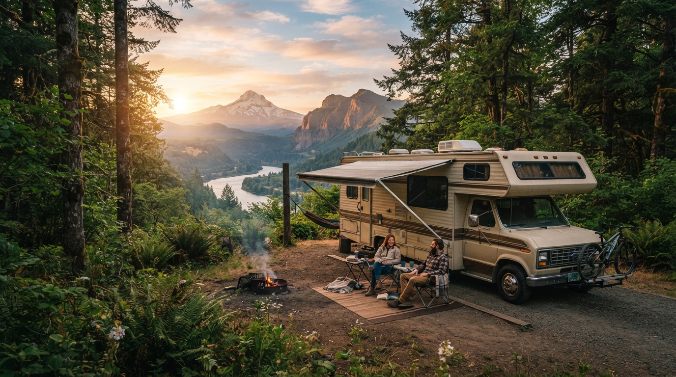 Portland to Chicago - Northwest to Midwest — Portland RV road trip landscape