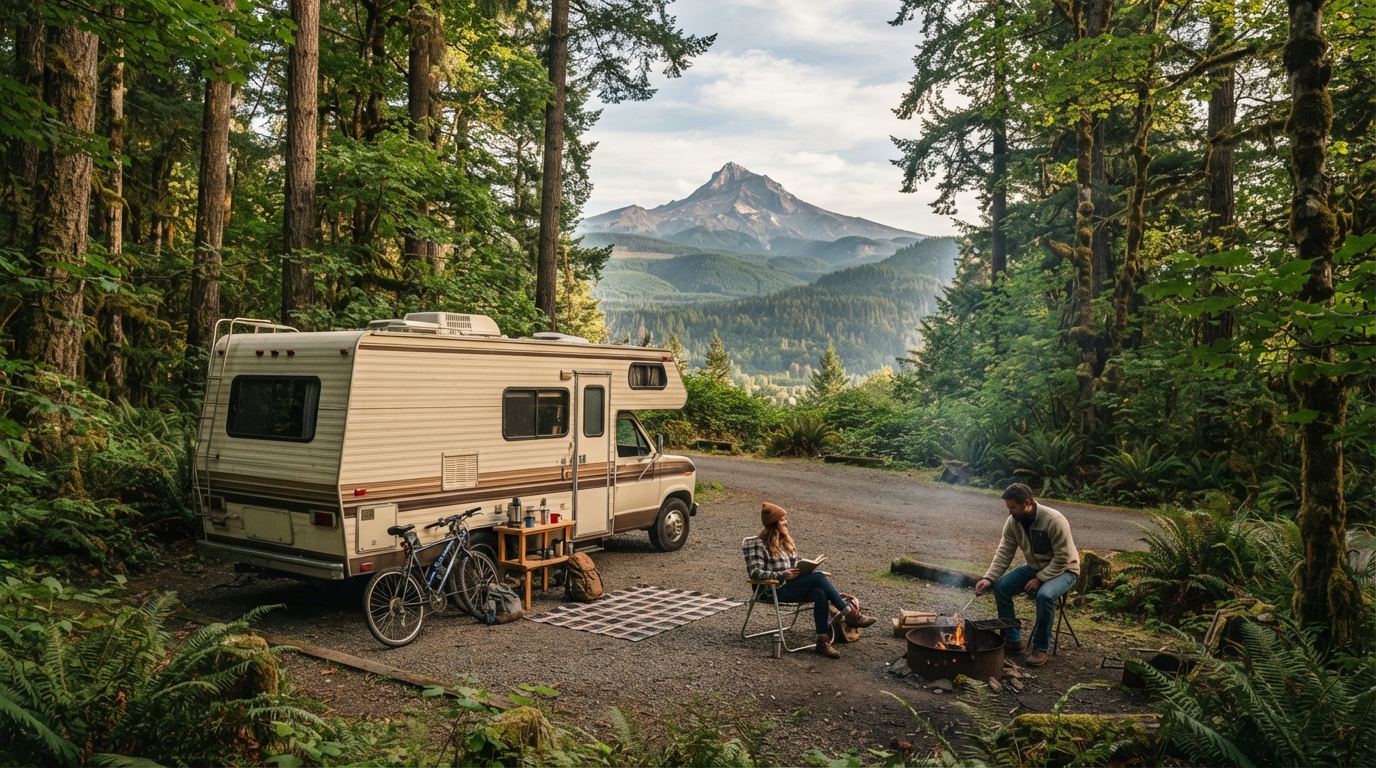 Portland to Austin - Discover the Pacific to Texan Trail — Portland RV road trip landscape