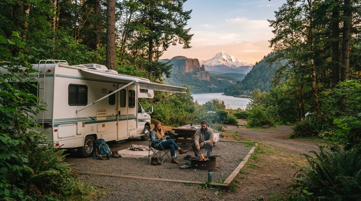 Portland to Las Vegas - From the Pacific Coast to the Neon Lights — Portland RV road trip landscape