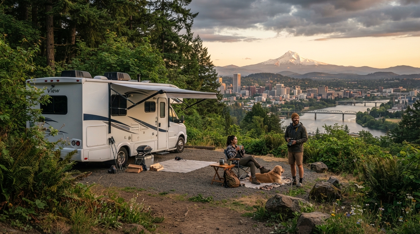 Portland Roundtrip - Medium — Portland scenic landscape