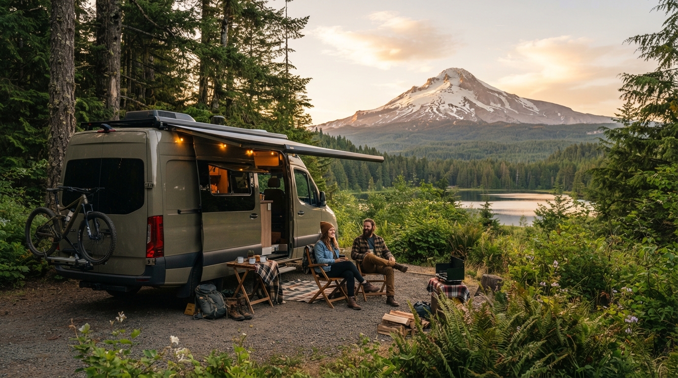 Portland to San Francisco - Redwoods Volcanoes and Wine Country — national park landscape