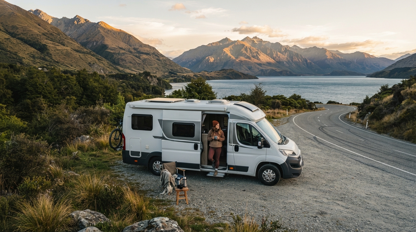 Queenstown to Auckland - The Epic Kiwi West Coast Crossing — Queenstown RV road trip landscape