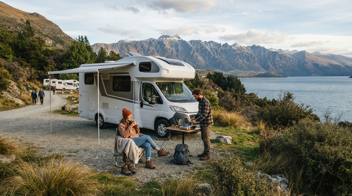 Queenstown to Christchurch — Queenstown RV road trip landscape