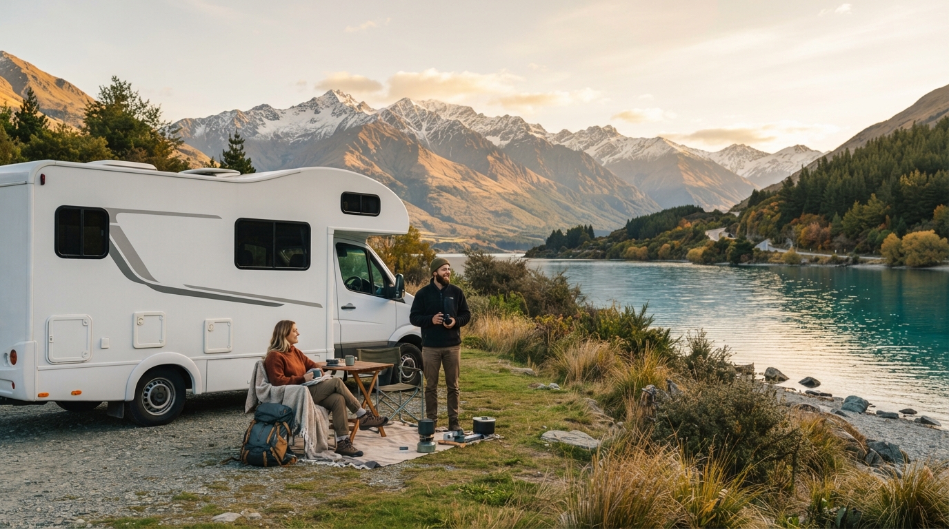 Queenstown to Auckland - The Epic Kiwi West Coast Crossing — Queenstown RV road trip landscape