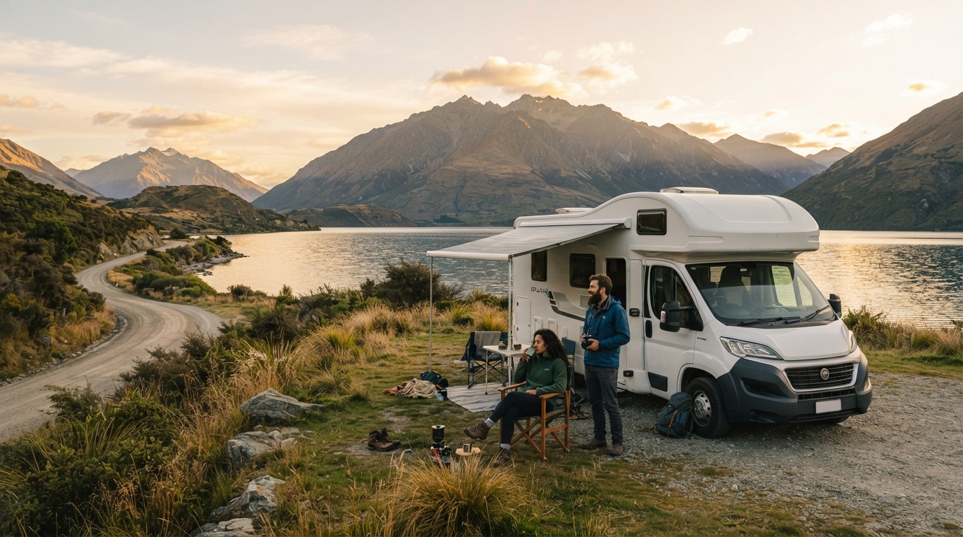 Queenstown Roundtrip - Epic South: From Glaciers to Glowworms — Queenstown RV road trip landscape