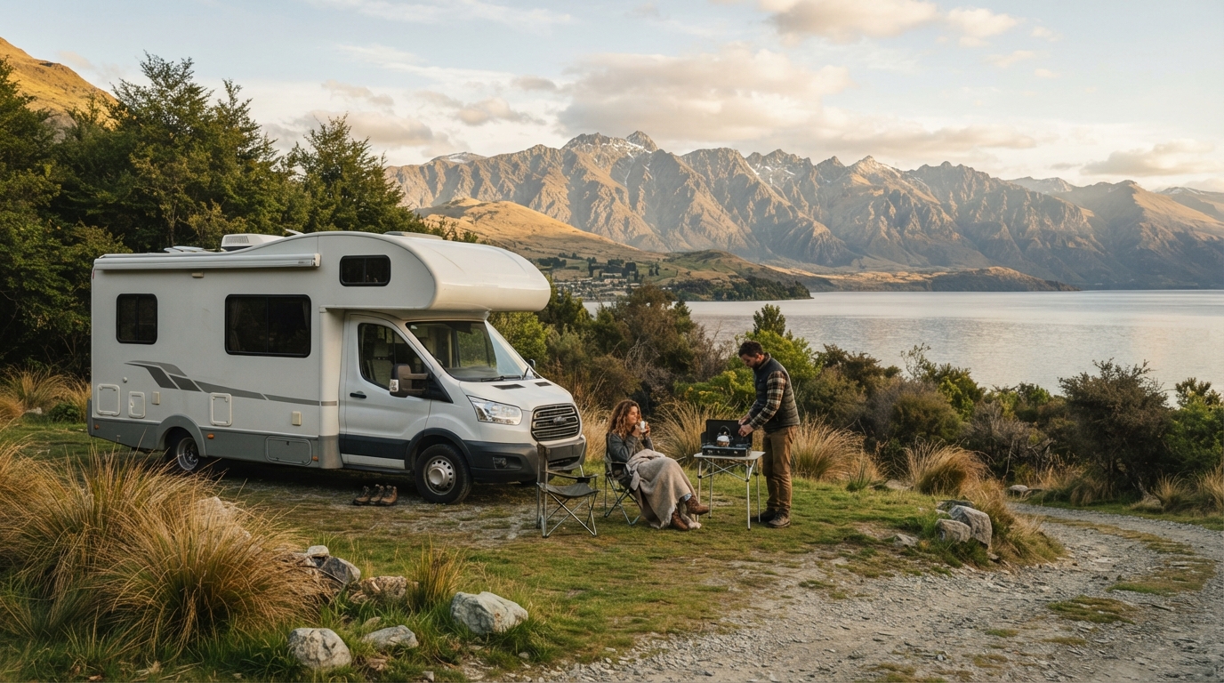 Queenstown to Christchurch — national park landscape