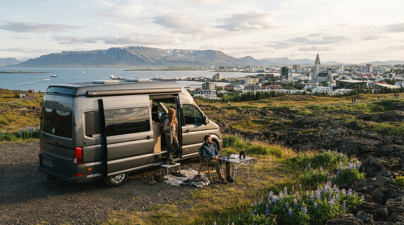 Iceland - North West — Reykjavik scenic landscape