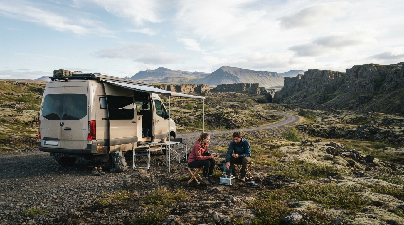 Iceland - North east — national park landscape