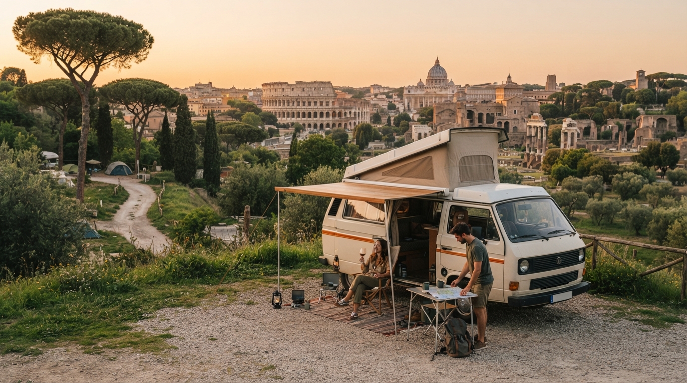 Rome Round trip - Heading South East - Discover Italy's Southern Splendors — Rome scenic landscape