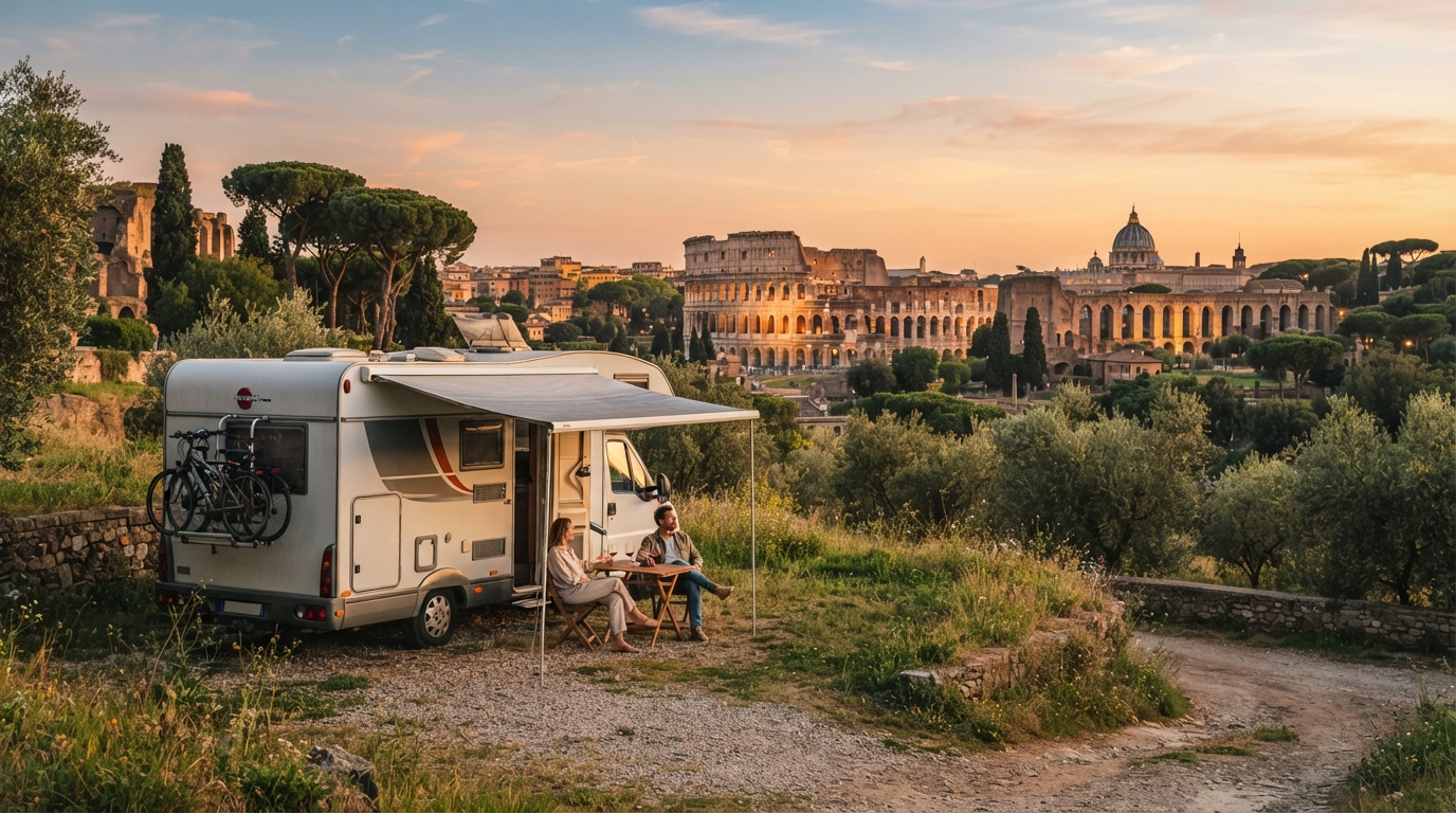 Rome Roundtrip - Heading to the North - La Dolce Vita Expedition — Rome scenic landscape