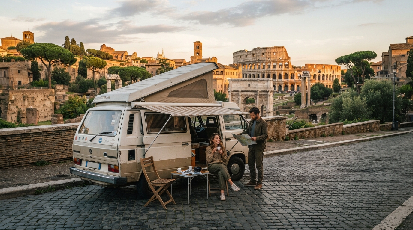 Rome Round trip - Heading South East - Discover Italy's Southern Splendors — Rome travel scenery