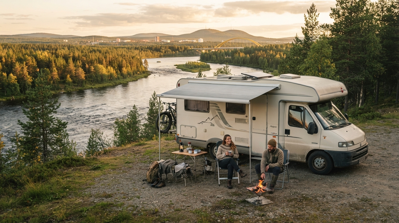 Rovaniemi to Oslo one way - The Nordic Explorer’s Route — Rovaniami RV road trip landscape