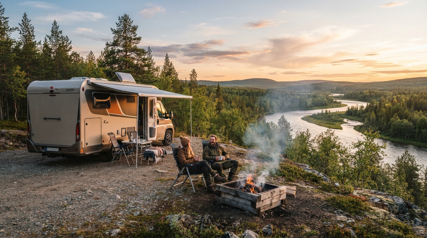 Rovaniami to Oslo - The Epic Arctic and Fjord Road Trip — Rovaniami RV road trip landscape
