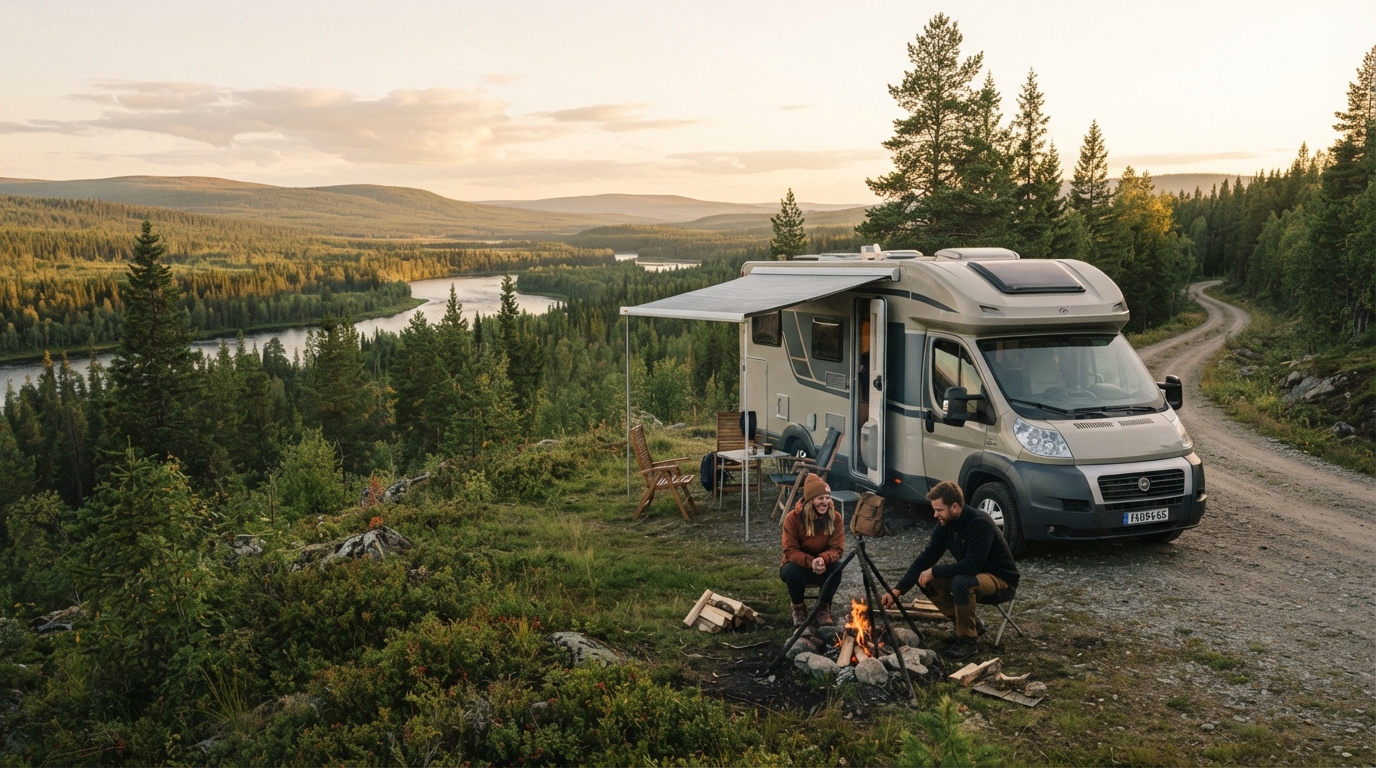 Rovaniemi to Tromsø - The Nordic Discovery Route — Rovaniami RV road trip landscape